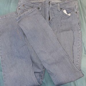 levi’s striped jeans